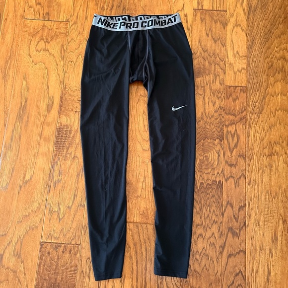 Nike Other - Nike Pro Combat Men’s Black Tights Dri Fit Size XLT
